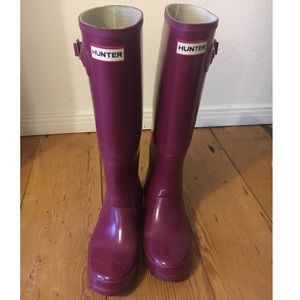 Orig Hunter Rainboots Fuschia 7/7.5